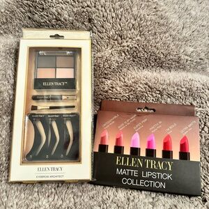 Ellen Tracy Makeup Set Lipsticks and Eyebrow Architect
